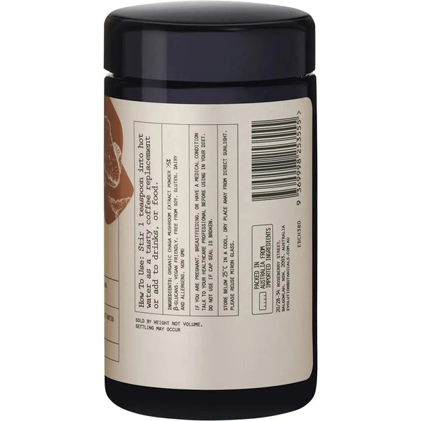 Evolution Botanicals Organic Chaga 80g King of Mushrooms