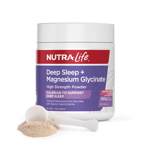 Nutra-Life Deep Sleep + Magnesium Glycinate Powder 285g