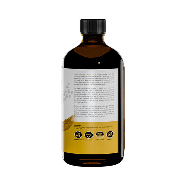 Apollo Organic Castor Oil 500ml