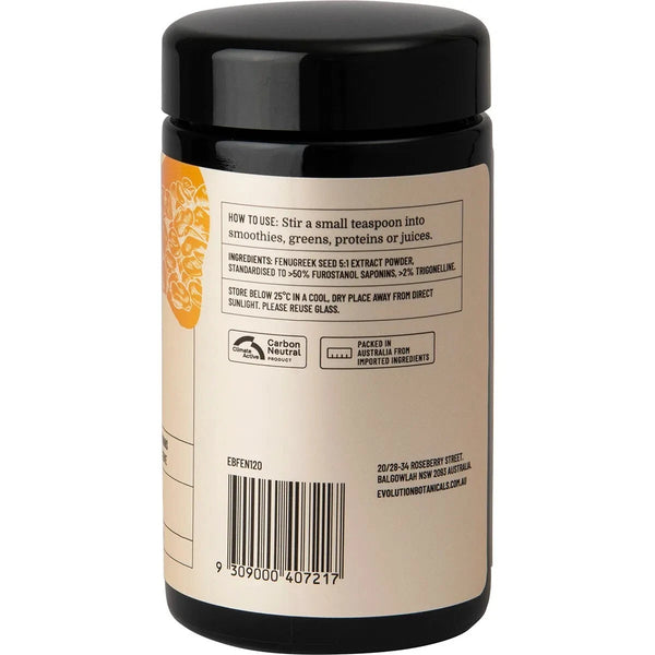 Evolution Botanicals Fenugreek 50% Body Composition 120g