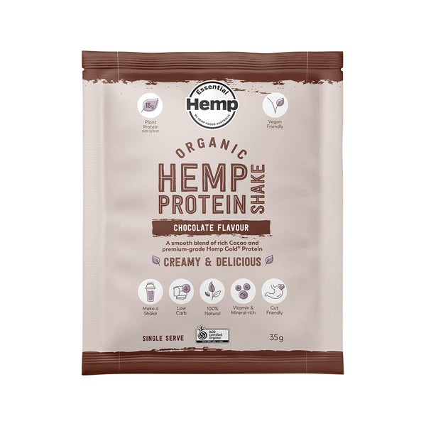 Hemp Foods Australia Hemp Protein Shake Chocolate 35g x 7 Sachets