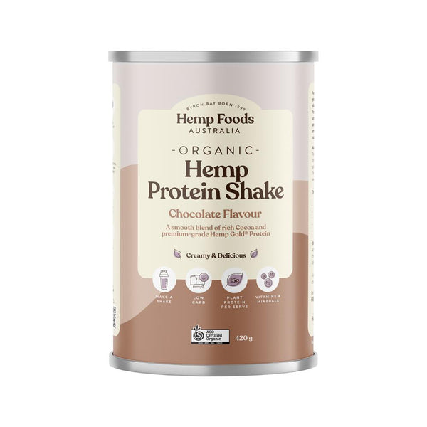 Hemp Foods Australia Hemp Protein Shake Chocolate 420g