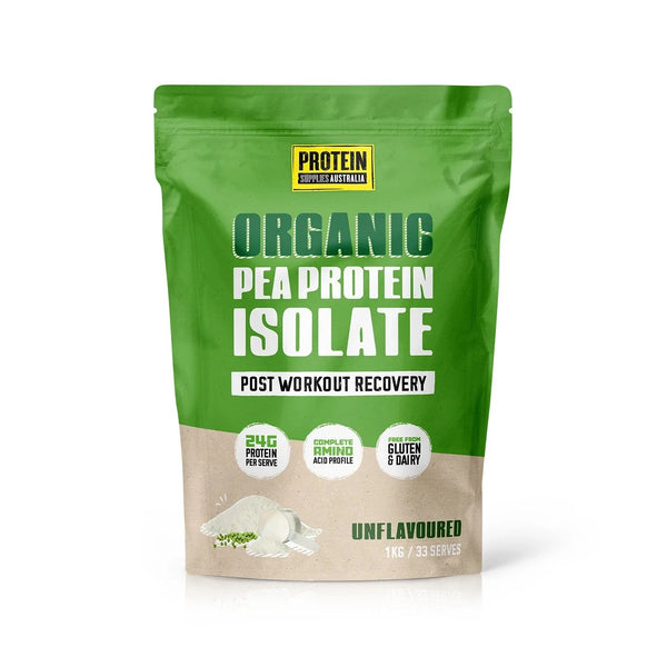 Protein Supplies Australia Protein Organic Pea Protein Unflavoured 1kg