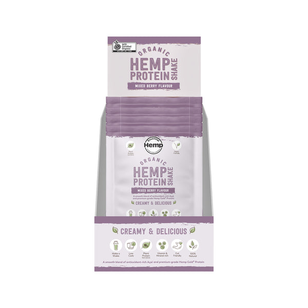 Hemp Foods Australia Hemp Protein Shake Mixed Berry 35g x 7 Sachets