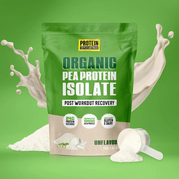 Protein Supplies Australia Protein Organic Pea Protein Unflavoured 1kg
