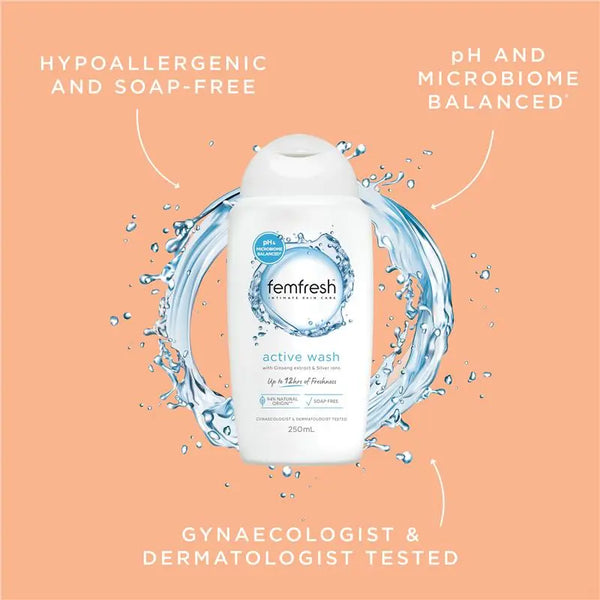 Femfresh Active Wash Deodorising 250ml