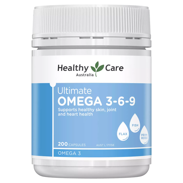 Healthy Care Ultimate Omega 3-6-9 200 Capsules
