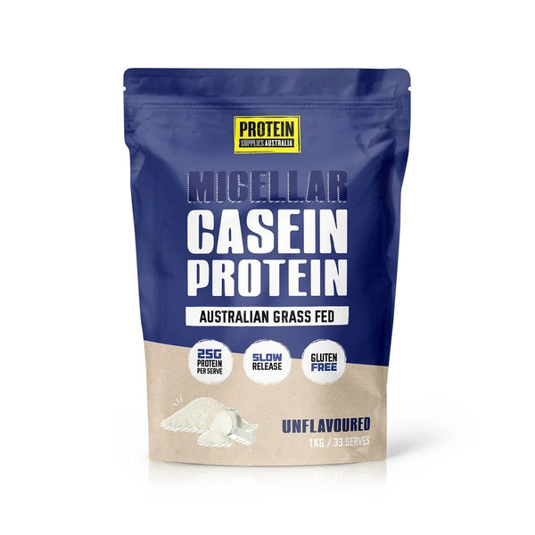 Protein Supplies Australia Micellar Casein Protein Slow Release Unflavoured 1kg