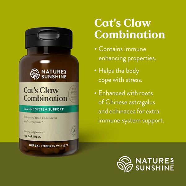 Nature's Sunshine Cat's Claw Combination 100 Capsules