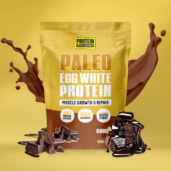 Protein Supplies Australia Paleo Pro Egg White Protein Chocolate 900g