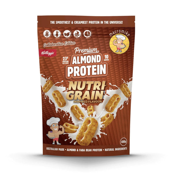 Macro Mike x Kellogg's Premium Almond Protein Nutri-Grain Inspired 400g