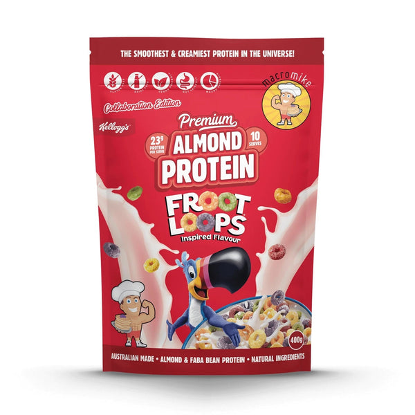 Macro Mike x Kellogg's Premium Almond Protein Froot Loops Inspired 400g