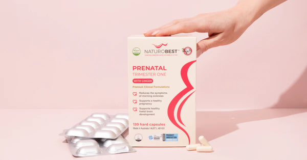 NaturoBest Prenatal Trimester One with Ginger 60 Capsules