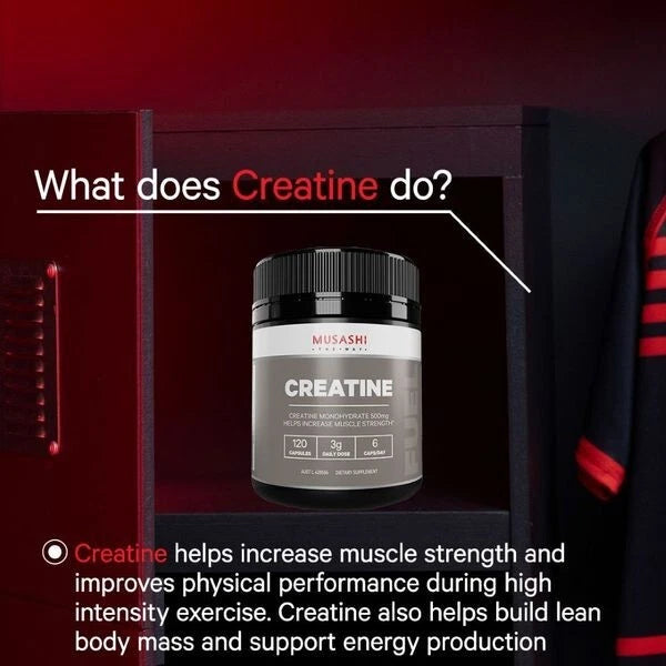 Musashi Creatine 120 Capsules