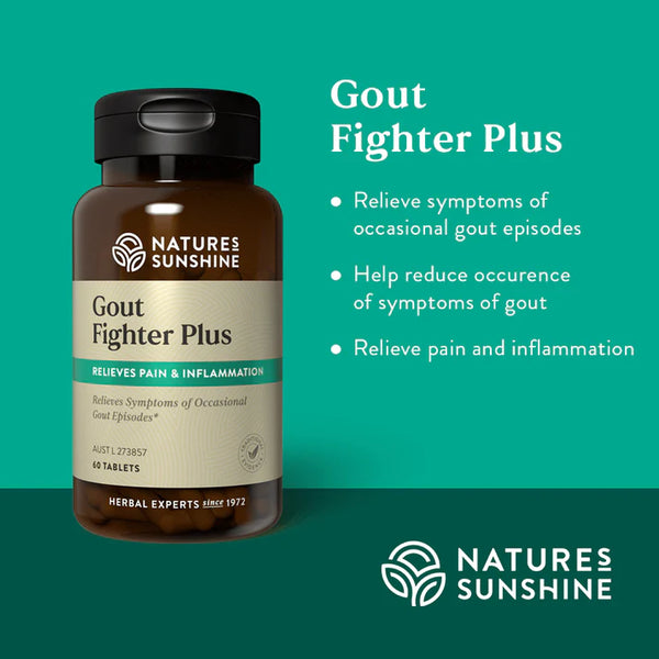 Nature's Sunshine Gout Fighter Plus 60 Tablets