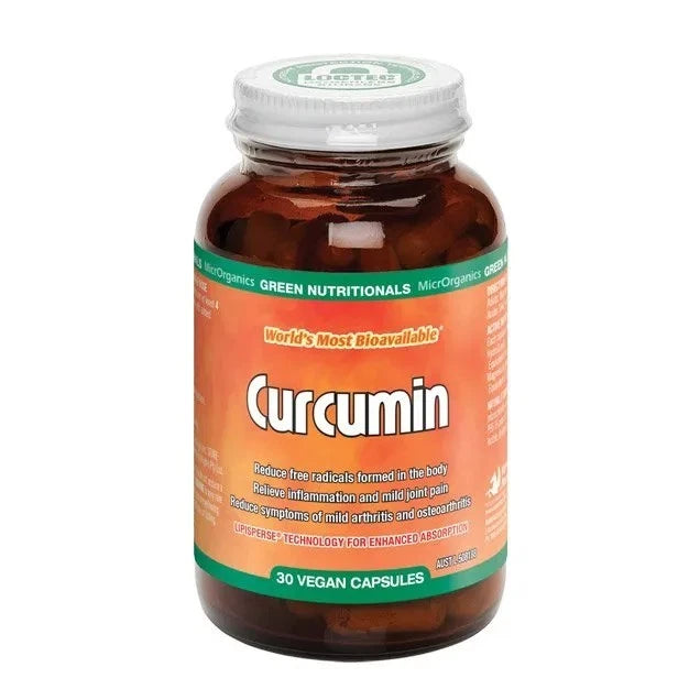 MicrOrganics Green Nutritionals Bioavailable Curcumin 30 Capsules