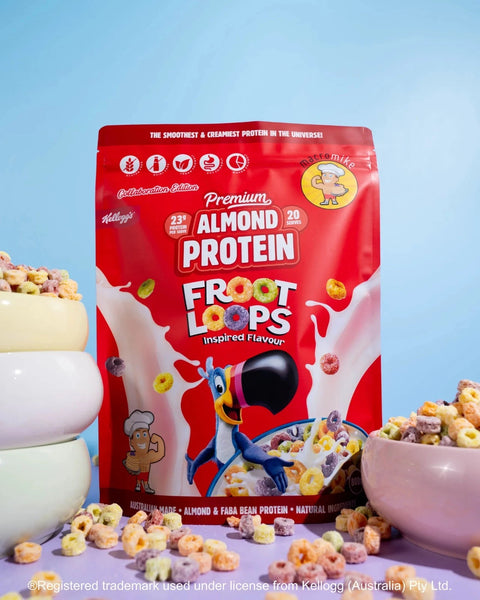 Macro Mike x Kellogg's Premium Almond Protein Froot Loops Inspired 400g