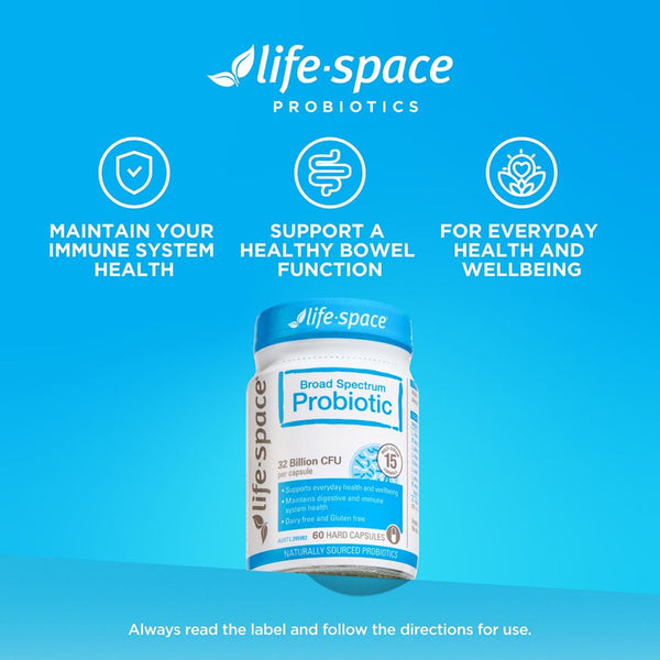 Life Space Broad Spectrum Probiotic 32 Billion CFU 60 Capsules