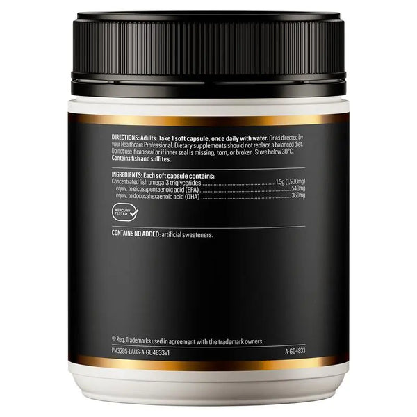 GO Healthy GO Fish Oil 3000 Triple Strength 150 Capsules