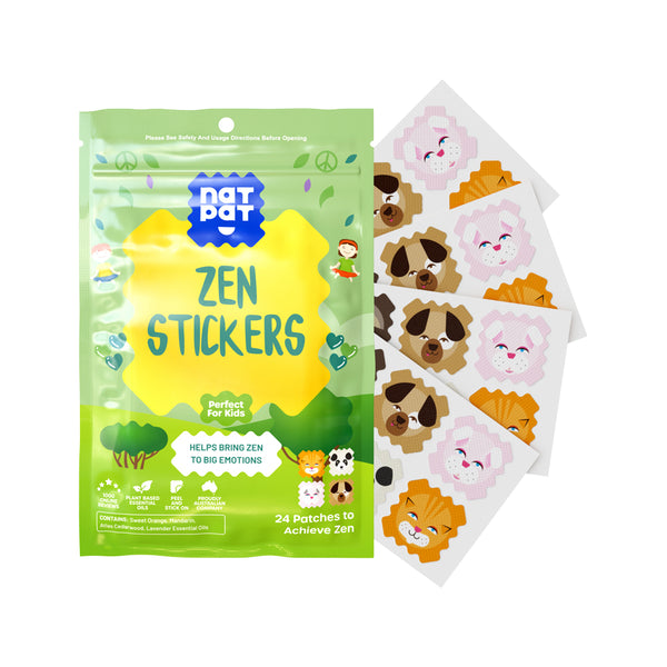 NATPAT Organic Zen Mood Calming Stickers x 24 Pack