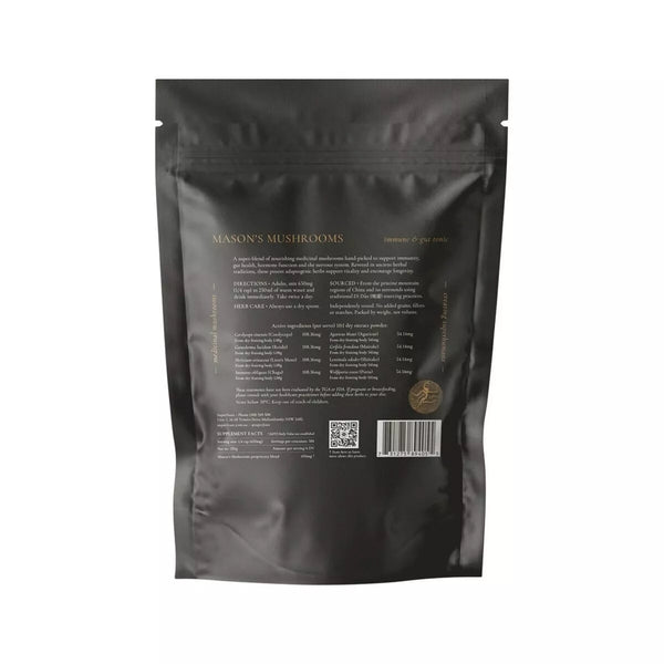 SuperFeast Mason's Mushrooms 250g Immune & Gut Tonic