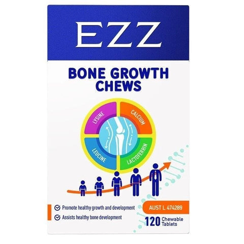 EZZ Bone Growth Chews 120 Chewable Tablets