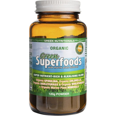 MicrOrganics Green Nutritionals Green Superfoods Powder 120g