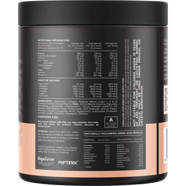 Switch Nutrition Hydrolysed Collagen Protein Rich Chocolate 250g