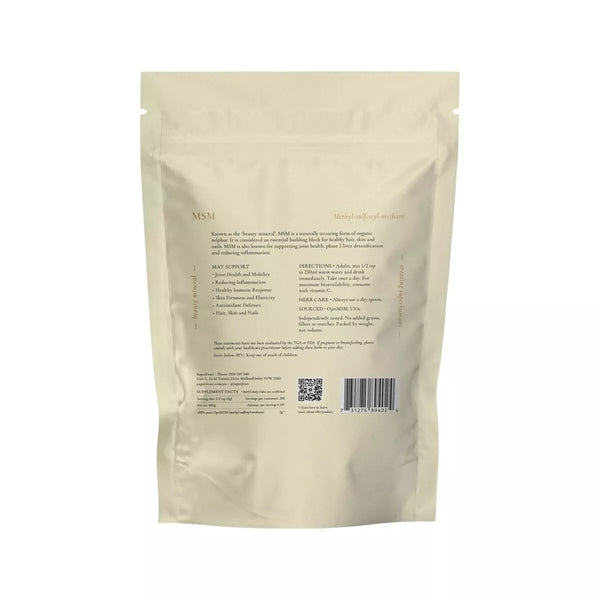 SuperFeast MSM 400g Inflamation & Detox
