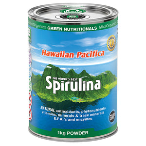 MicrOrganics Green Nutritionals Hawaiian Pacifica Spirulina Powder 1KG