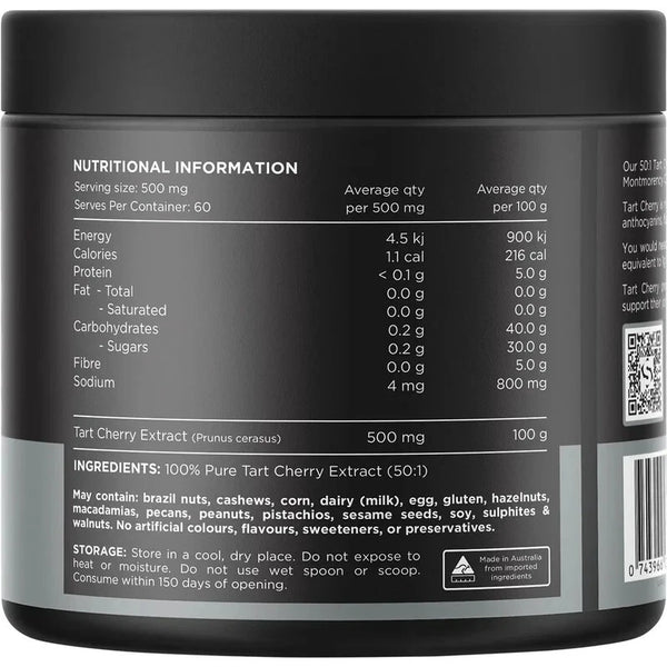 Switch Nutrition Tart Cherry Extract (50:1) Unflavoured 30g 100% Pure