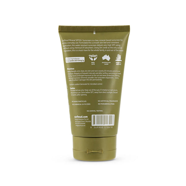 Surfmud Mineral Sunscreen SPF50+ 125g