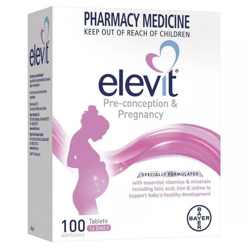 Elevit Pregnancy & Pre-Conception Multivitamin 100 Tablets