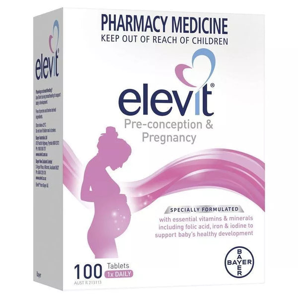 Elevit Pregnancy & Pre-Conception Multivitamin 100 Tablets