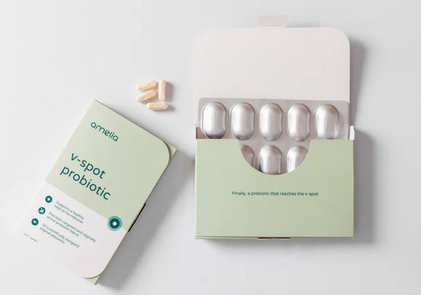 Amelia V-Spot Probiotic Vaginal Pessaries x 10 Packs