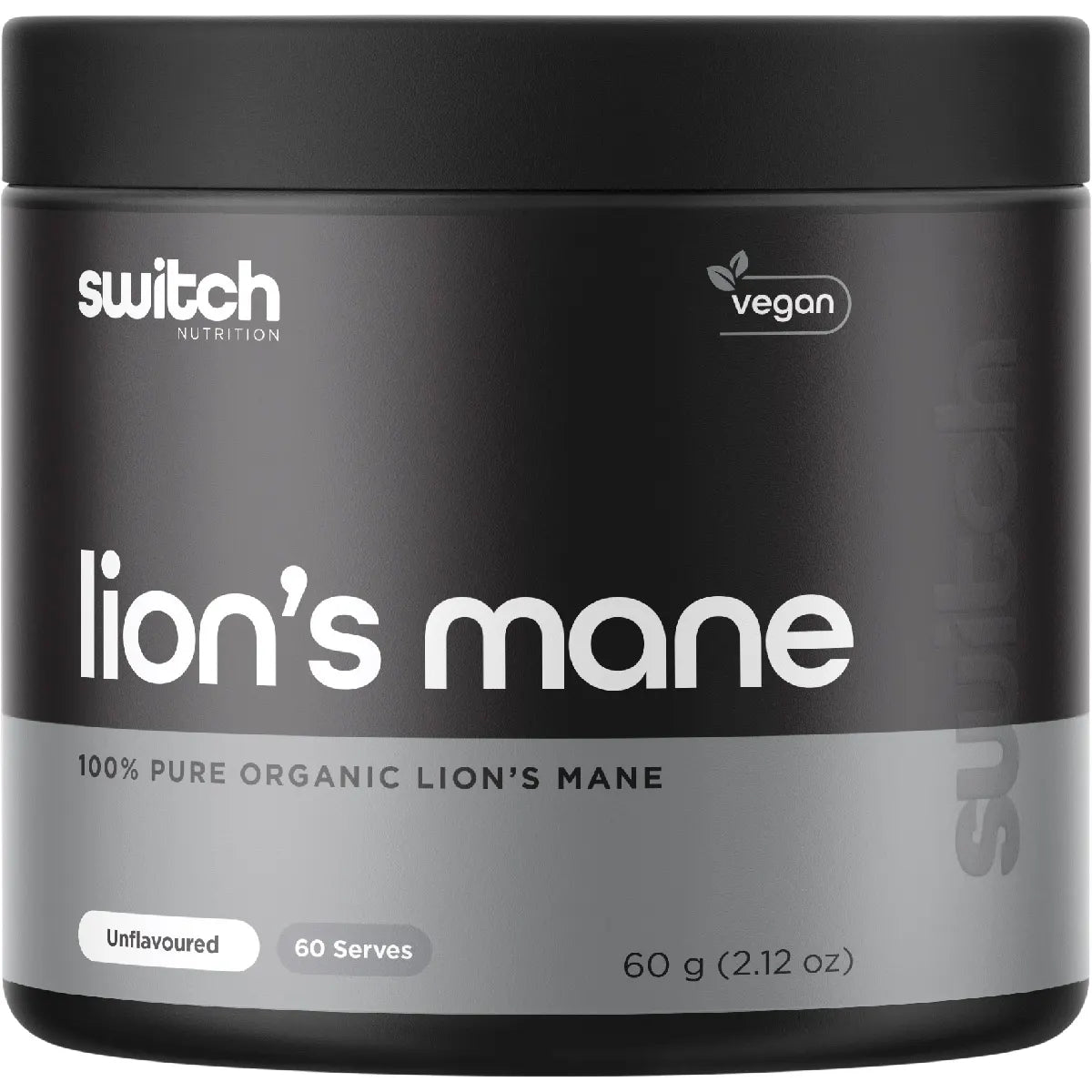 Switch Nutrition 100% Pure Organic Lion's Mane Unflavoured 60g