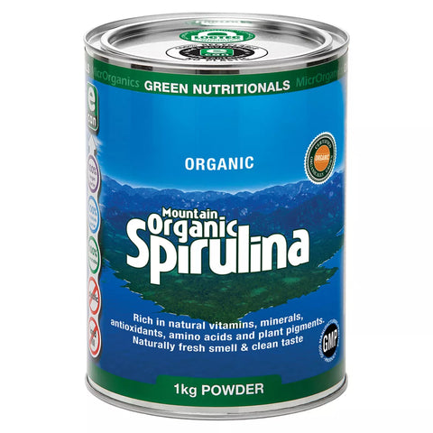 MicrOrganics Green Nutritionals Mountain Organic Spirulina 1kg