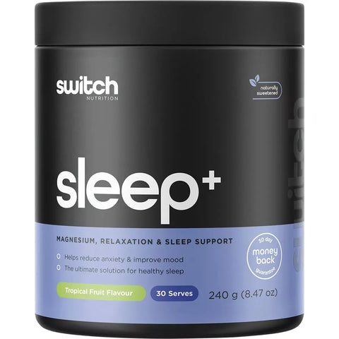 Switch Nutrition Sleep+ Tropical Fruit 240g Magnesium, relaxation & Sleep