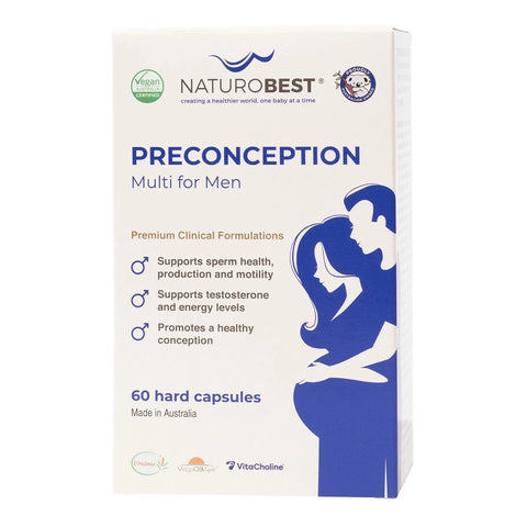 NaturoBest Preconception Multi for Men 60 Capsules