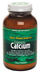 MicrOrganics Green Nutritionals Pure Plant-Source Green Calcium 100g