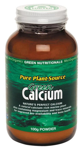 MicrOrganics Green Nutritionals Pure Plant-Source Green Calcium 100g