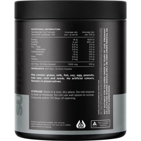 Switch Nutrition Inositol 150g 40:1 MYO : D-Chiro Inositol