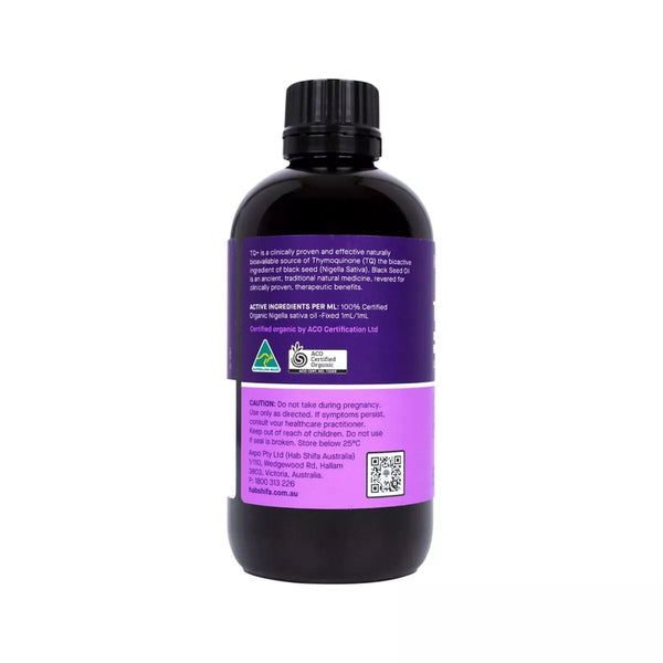 Hab Shifa TQ+ Organic Black Seed Oil 250ml