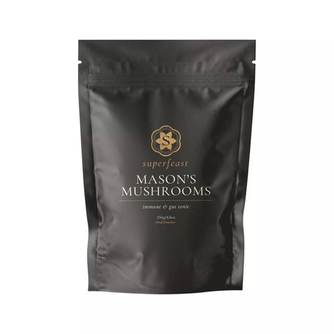 SuperFeast Mason's Mushrooms 250g Immune & Gut Tonic