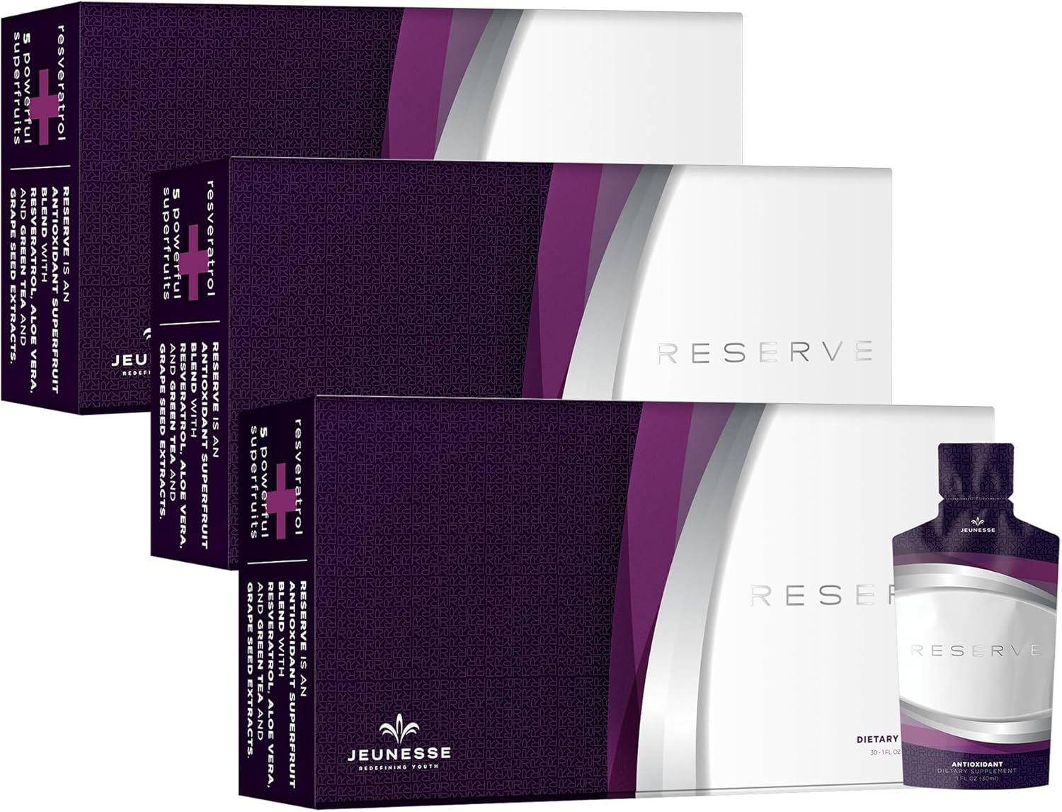3 x Jeunesse Reserve 30ml x 30 Packs