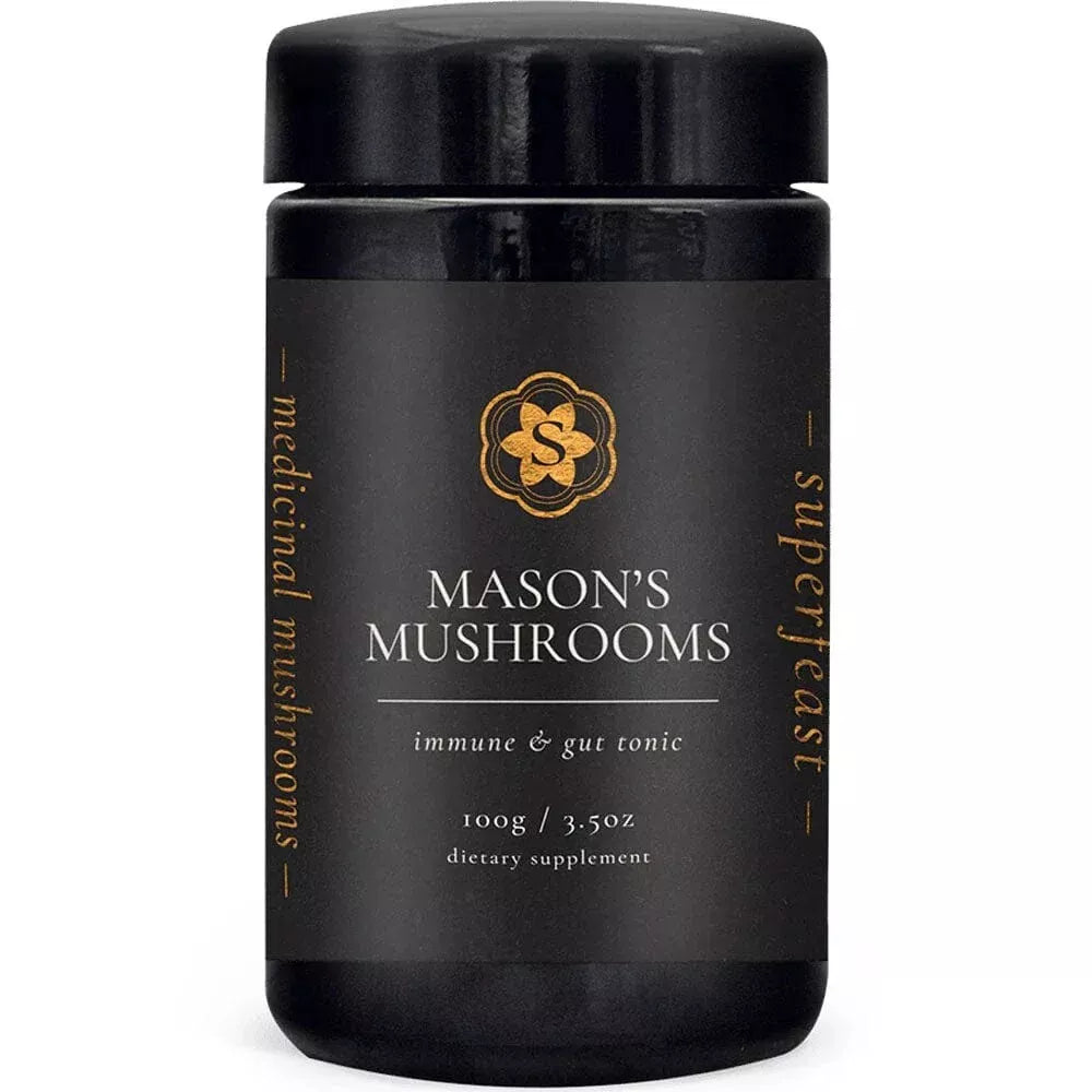 SuperFeast Mason's Mushrooms 100g Immune & Gut Tonic