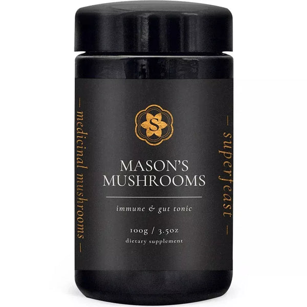 SuperFeast Mason's Mushrooms 100g Immune & Gut Tonic