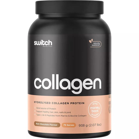 Switch Nutrition Hydrolysed Collagen Protein Rich Chocolate 938g