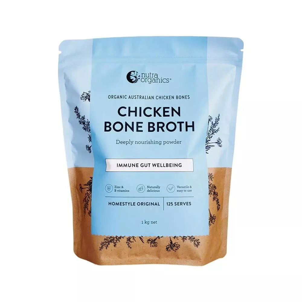 Nutra Organics Chicken Bone Broth Homestyle Original 1KG