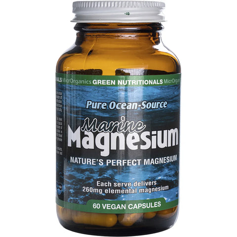 MicrOrganics Green Nutritionals Pure Ocean-Source Marine Magnesium 60 Capsules